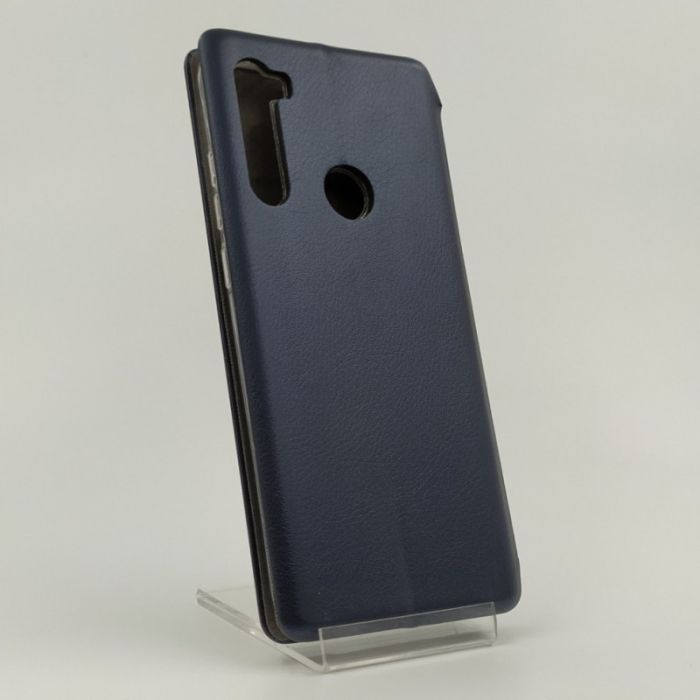 Кожаный противоударный чехол-книжка HOCO Xiaomi Redmi Note8t Navy Storm