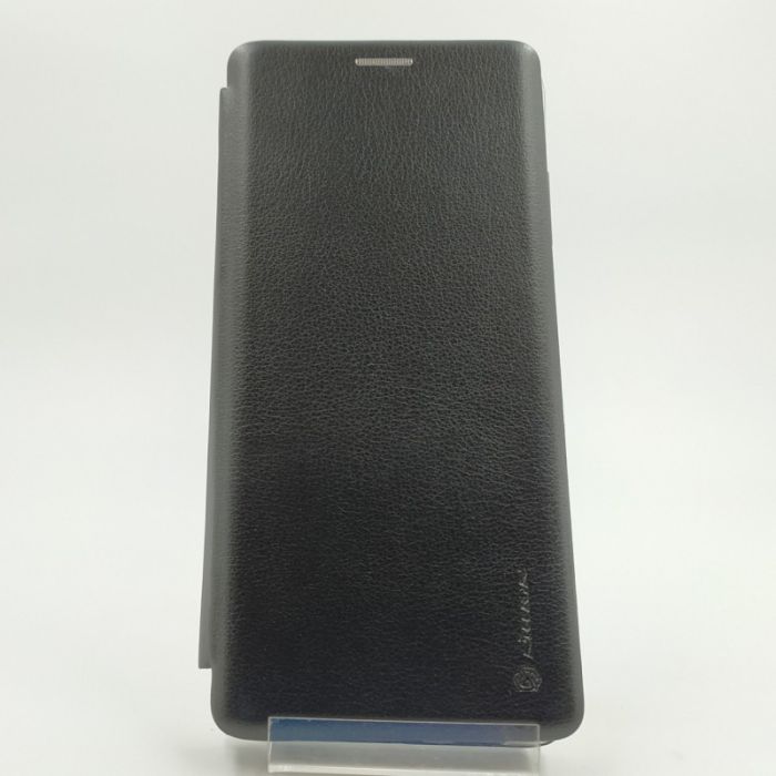 Кожаный противоударный чехол-книжка Wing Samsung S20+ Black