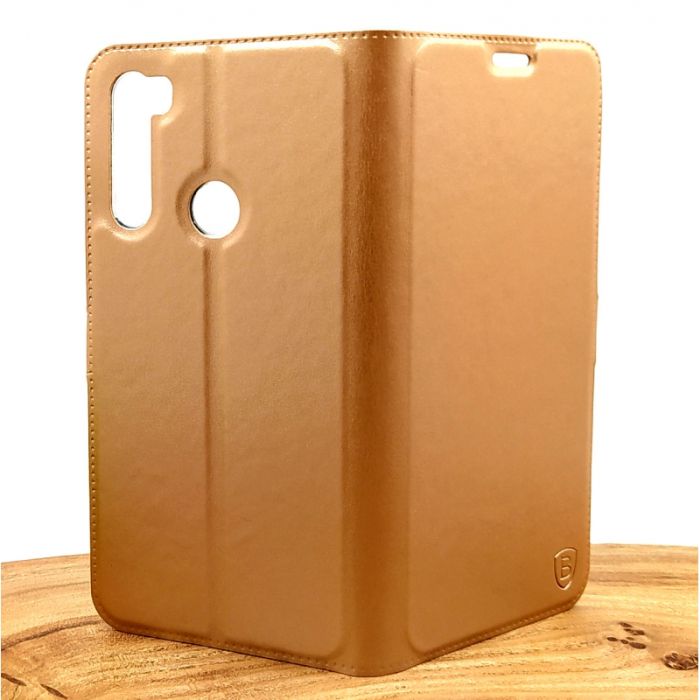 Оригинальный кожаный чехол-накладка Baseus для Xiaomi Redmi Note8t Gold