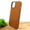 Оригинальный кожаный чехол-накладка Molan Leather Case для IPHONE 12(6.7) Brown