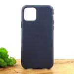 Оригинальный кожаный чехол-накладка Molan Leather Case for Apple iPhone 11 Pro Blue