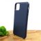 Оригинальный кожаный чехол-накладка Molan Leather Case for Apple iPhone 11 Pro max Blue