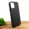 Оригинальный кожаный чехол-накладка Molan Leather Case for Apple iPhone 12 Pro Black