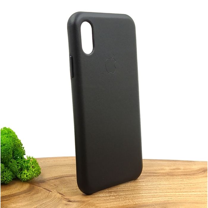 Оригинальный кожаный чехол-накладка Molan Leather Case for Apple iPhone Iphone XS Black