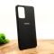Оригинальный матовый чехол-накладка Silicone Case для Samsung A52 Black