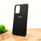 Оригинальный матовый чехол-накладка Silicone Case для Samsung A52 Black