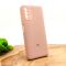Оригинальный матовый чехол-накладка Silicone Case для Xiaomi Redmi9T Matte Pink
