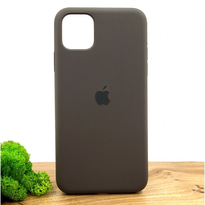 Оригинальный матовый чехол-накладка Silicone Case IPHONE 11 Coffee