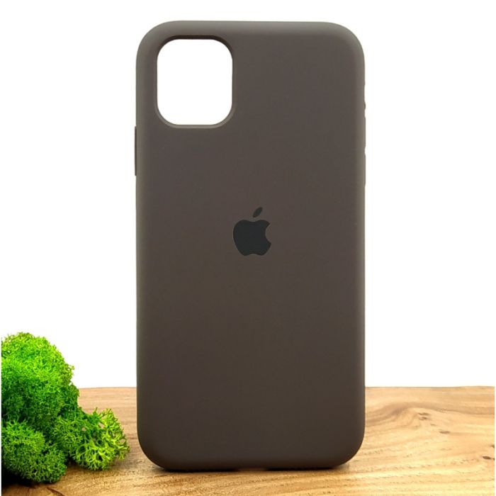 Оригинальный матовый чехол-накладка Silicone Case IPHONE 11 Pro Max Coffee