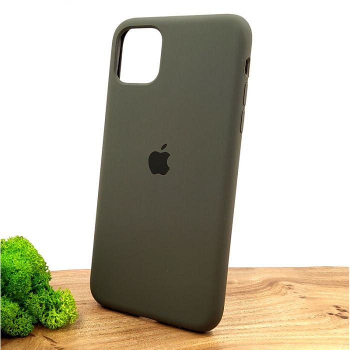 Оригинальный матовый чехол-накладка Silicone Case IPHONE 11 Pro Max Taupe