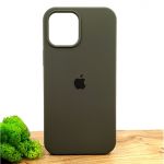 Оригинальный матовый чехол-накладка Silicone Case IPHONE 12 Pro Max (6.7) Taupe
