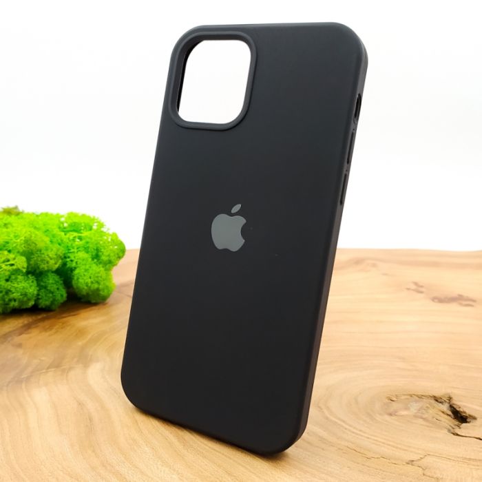 Оригинальный матовый чехол-накладка Silicone Case IPHONE 12(5.4) Black