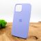 Оригинальный матовый чехол-накладка Silicone Case IPHONE 12(6.1) Light Purple
