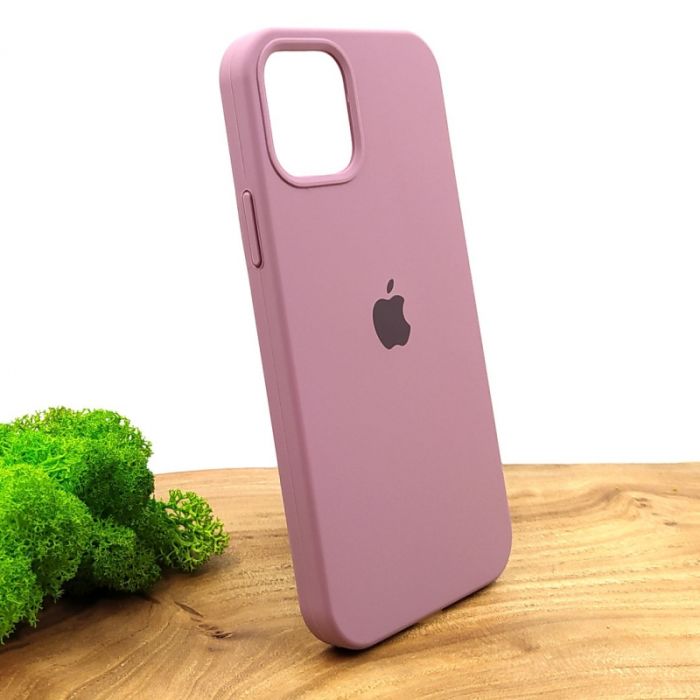 Оригинальный матовый чехол-накладка Silicone Case IPHONE 12(6.1) Lilac