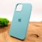 Оригинальный матовый чехол-накладка Silicone Case IPHONE 12(6.1) Mint