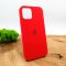 Оригинальный матовый чехол-накладка Silicone Case IPHONE 12(6.1) Red