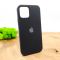 Оригинальный матовый чехол-накладка Silicone Case IPHONE 12(6.7) Black