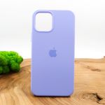 Оригинальный матовый чехол-накладка Silicone Case IPHONE 12(6.7) Light Purple