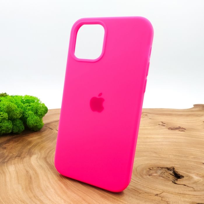 Оригинальный матовый чехол-накладка Silicone Case IPHONE 12(6.7) Raspberries