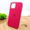 Оригинальный матовый чехол-накладка Silicone Case IPHONE 12(6.7) Rose Red
