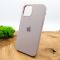 Оригинальный матовый чехол-накладка Silicone Case IPHONE 12(6.7) Soft Purple