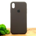 Оригинальный матовый чехол-накладка Silicone Case IPHONE Xr Coffee