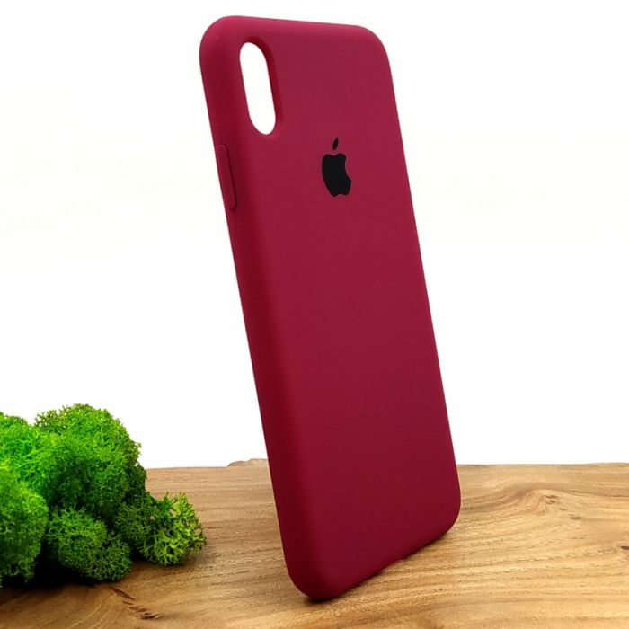 Оригинальный матовый чехол-накладка Silicone Case IPHONE Xs MAX Marsal