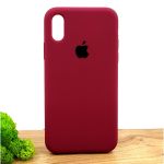 Оригинальный матовый чехол-накладка Silicone Case IPHONE X/Xs Marsal