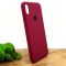 Оригинальный матовый чехол-накладка Silicone Case IPHONE X/Xs Marsal