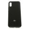 Оригинальный матовый чехол-накладка Silicone Case Redmi9a Black