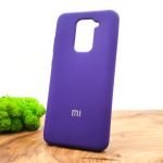 Оригинальный матовый чехол-накладка Silicone Case Xiaomi Redmi Note9 Purple