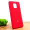 Оригинальный матовый чехол-накладка Silicone Case Xiaomi Redmi Note9s/Pro Red