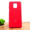 Оригинальный матовый чехол-накладка Silicone Case Xiaomi Redmi Note9s/Pro Red