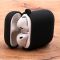 Оригинальный матовый чехол Silicone Case для AirPods Original Assembly Black