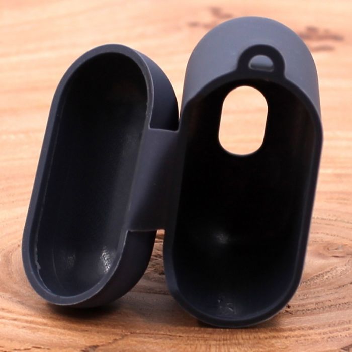 Оригинальный матовый чехол Silicone Case для AirPods Original Assembly Black