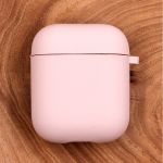 Оригинальный матовый чехол Silicone Case для AirPods Original Assembly Matte Pink