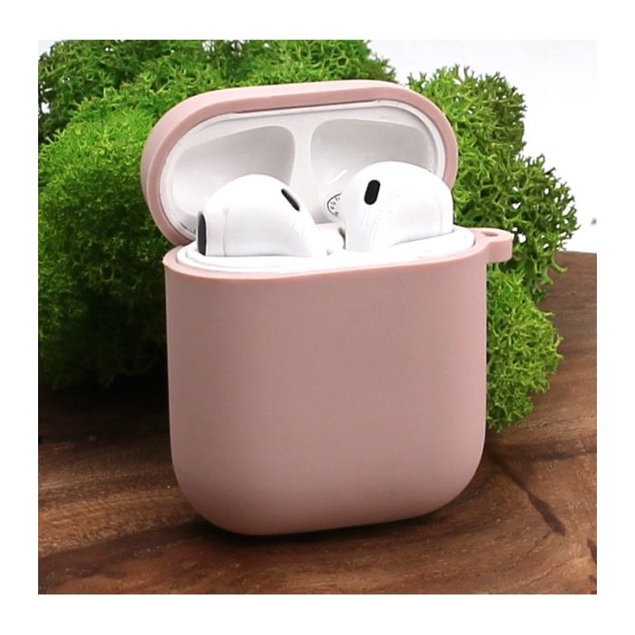 Оригинальный матовый чехол Silicone Case для AirPods Original Assembly Matte Pink