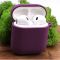 Оригинальный матовый чехол Silicone Case для AirPods Original Assembly Purple