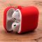 Оригинальный матовый чехол Silicone Case для AirPods Original Assembly Red