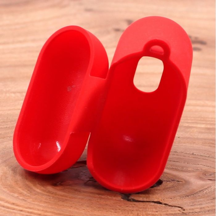 Оригинальный матовый чехол Silicone Case для AirPods Original Assembly Red