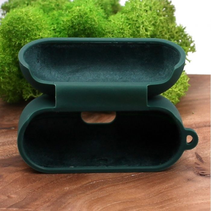 Оригинальный матовый чехол Silicone Case для AirPods Pro Original Assembly Blue Green