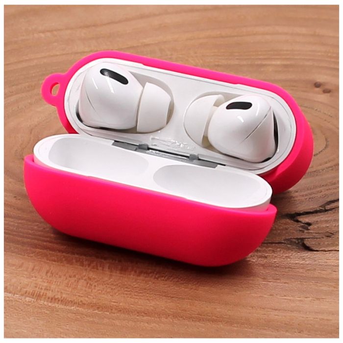 Оригинальный матовый чехол Silicone Case для AirPods Pro Original Assembly Raspberry