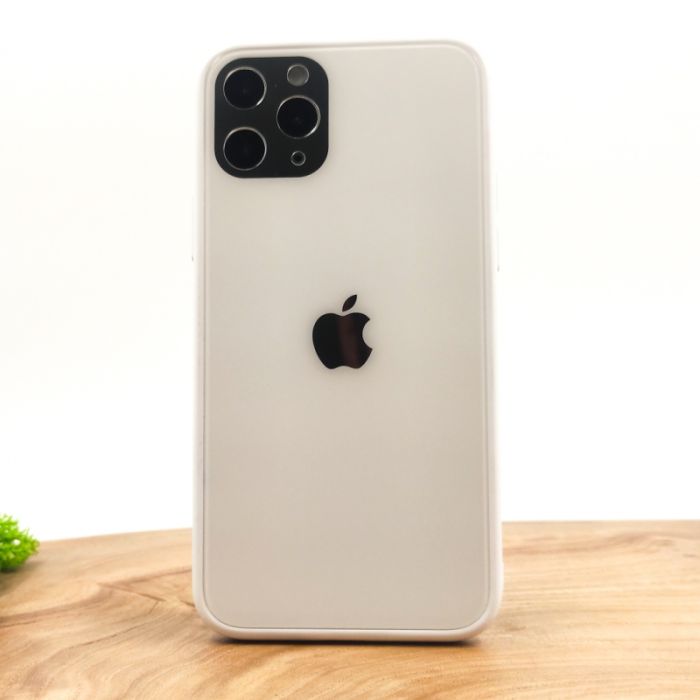 Оригинальный стеклянный чехол HOCO Glass Case для iPhone 11 Pro White