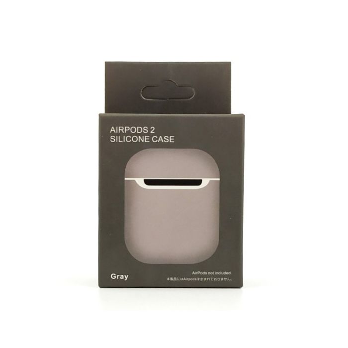 Ультратонкий силиконовый чехол для наушников  AirPods REMAX  Gray