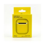 Ультратонкий силиконовый чехол для наушников  AirPods REMAX Yellow