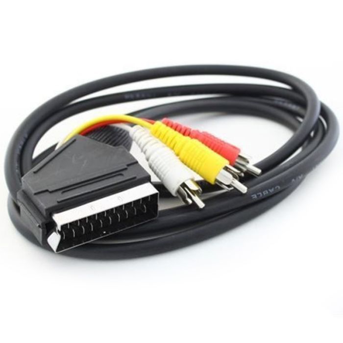 Переходник SCART - 3 тюльпана 1 м