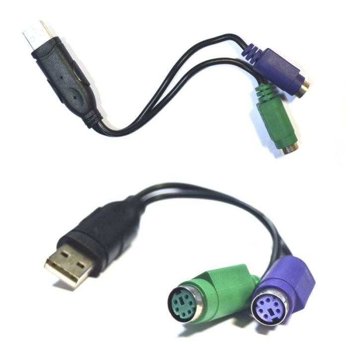 Переходник USB - PS 2 (двойной)
