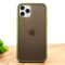 Противоударный полиуретановый чехол Smoke case для Iphone 11 Pro Green