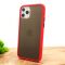 Противоударный полиуретановый чехол Smoke case для Iphone 11 Pro Red