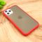 Противоударный полиуретановый чехол Smoke case для Iphone 11 Pro Red